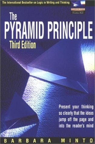 The Pyramid Principle